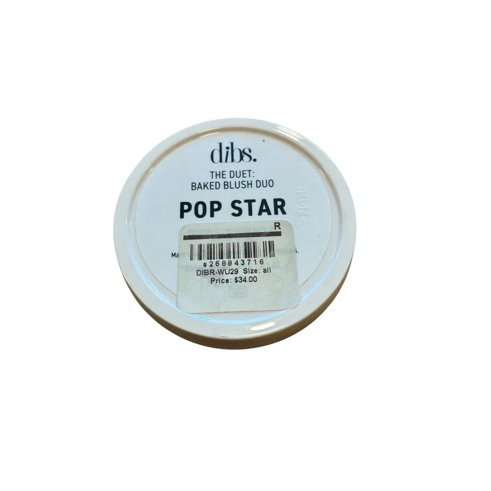 DIBS Beauty The Duet Baked Blush Duo Pop Star 3-in-1 Blush‎ Highlighter READ